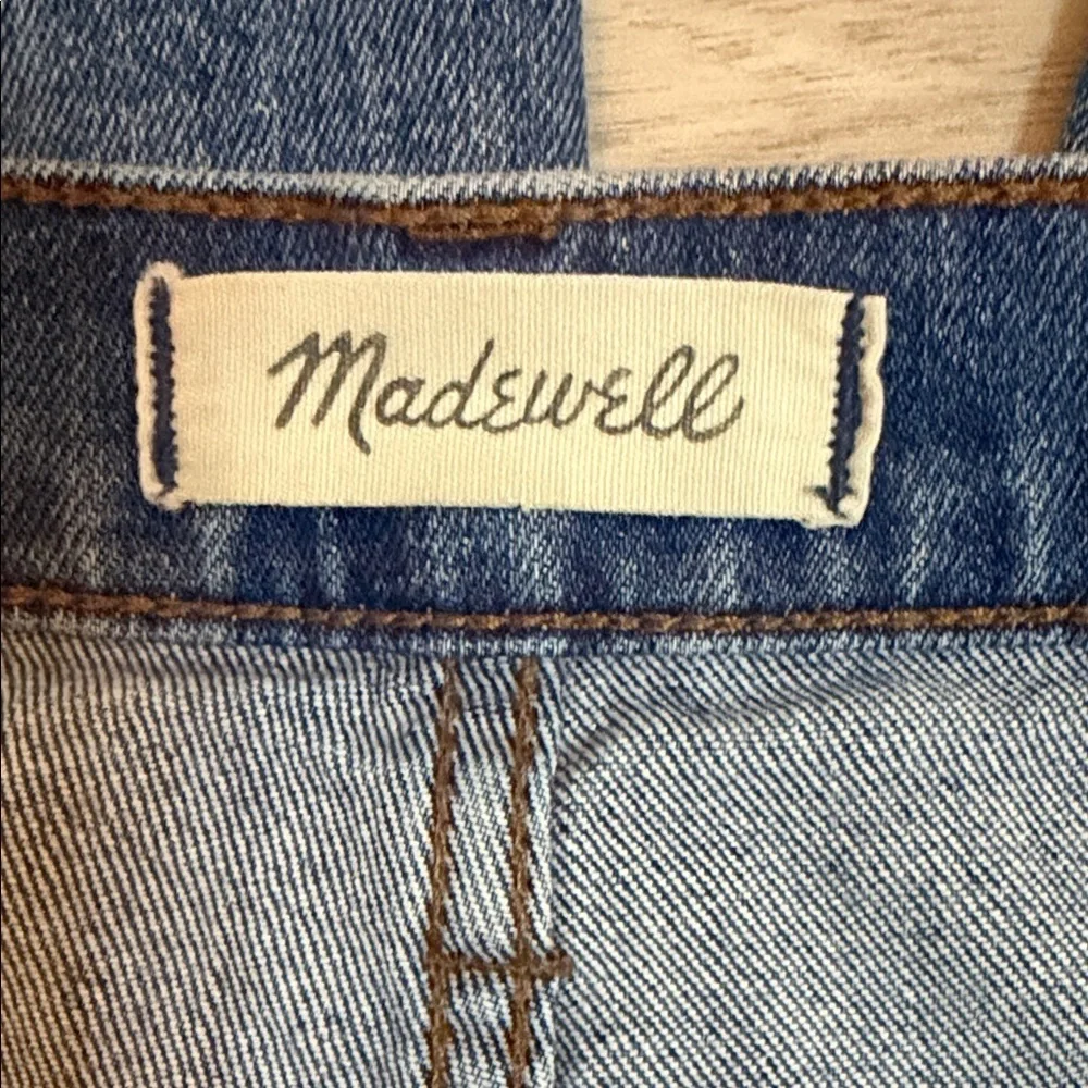 MADEWELL Classic Blue Wide-Leg CROP Women Jeans size 25